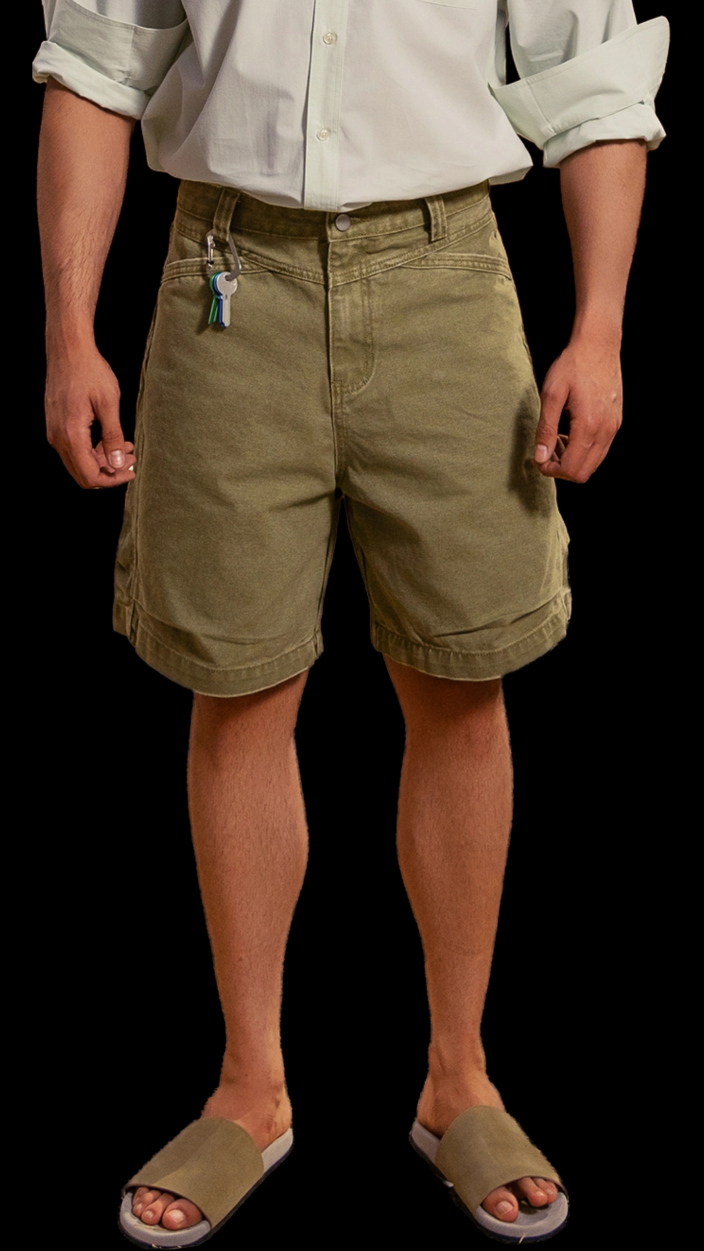 DENIM SHORTS